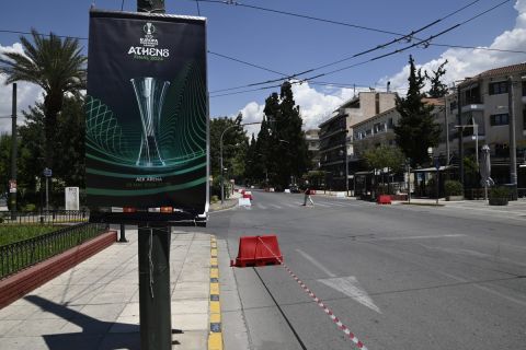 Conference League: Δείτε φωτογραφίες από τα μέτρα ασφαλείας και τις κυκλοφοριακές ρυθμίσεις