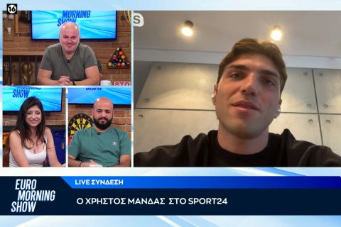 Ο Χρήστος Μανδάς στο Euro Morning Show: "Με ωρίμασαν κάποιες καταστάσεις, το κλίμα είναι εξαιρετικό στην Εθνική"