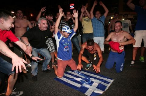 Πανηγυρισμοί για την πρόκριση