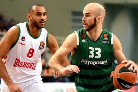 ÅÕÑÙËÉÃÊÁ / ÐÁÏ - ÌÐÁÓÊÏÍÉÁ / EUROLEAGUE / PANATHINAIKOS - BASKONIA (Eurokinissi Sports / ÂÁÃÃÅËÇÓ ÓÔÏËÇÓ)