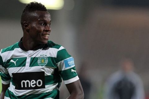 FUTEBOL - Bruma, futebolista do Sporting, durante o jogo Gil Vicente - Sporting, a contar para a Liga ZonSagres, no Estadio Cidade de Barcelos. Sabado, 16 de Fevereiro de 2013. (VITOR GARCEZ/ASF)