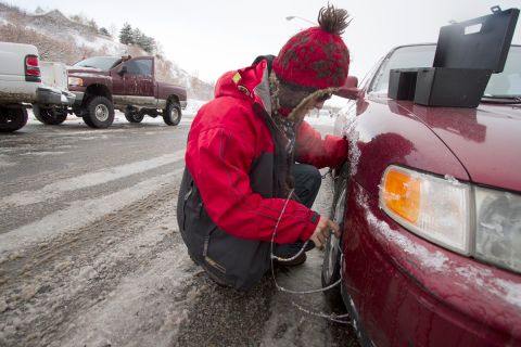 Snow on the road