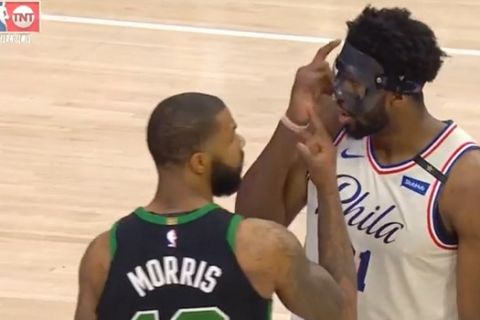 Ο Marcus Morris έβαλε τον Embiid στη... θέση του 