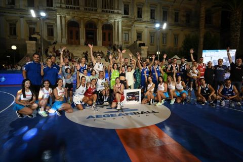 Στη Σύρο το μεγαλύτερο FIBA 3X3 Stoiximan AegeanBall Festival: Ρεκόρ συμμετοχών με 540 αθλητές και 330 αγώνες σε 3 ημέρες