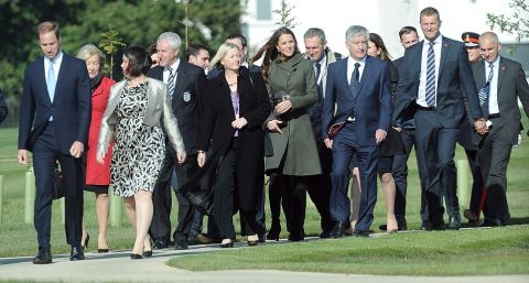 October 09, 2012
 
 The Duke and Duchess of Cambridge, Prince William and Kate Middleton are pictured arriving at St George's Park for the official opening of the FA training ground in Burton-Upon-Trent in Staffordshire, England. 
 
 Non Exclusive
 Worldwide Rights
 Pictures by : FameFlynet UK © 2012
 Tel : +44 (0)20 3551 5049
 Email : info@fameflynet.uk.com