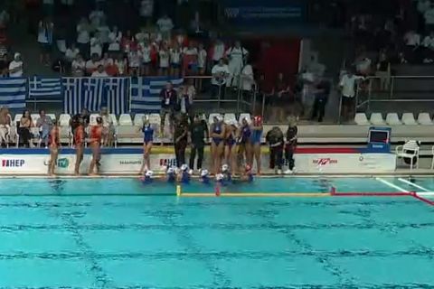 Ελλάδα - Ισπανία 4-10: Ασημένια η Εθνική πόλο κορασίδων στο ευρωπαϊκό