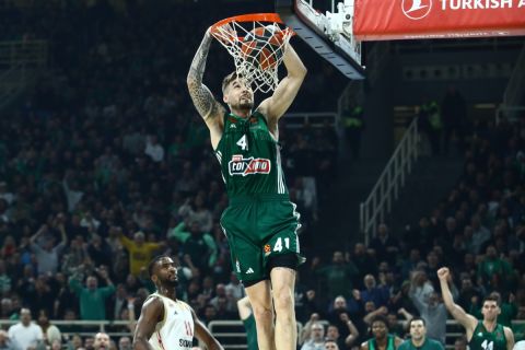 EuroLeague: Με κάρφωμα του Ερνανγκόμεθ και τάπα του Γκραντ το Top-10 της 21ης αγωνιστικής