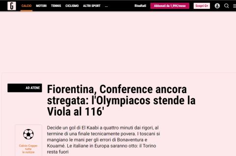 Ολυμπιακός, Conference League: Η "καταραμένη Φιορεντίνα", η "καθαγιασμένη ασίστ" κι η "ιστορική κατάκτηση" από τον ξένο Τύπο