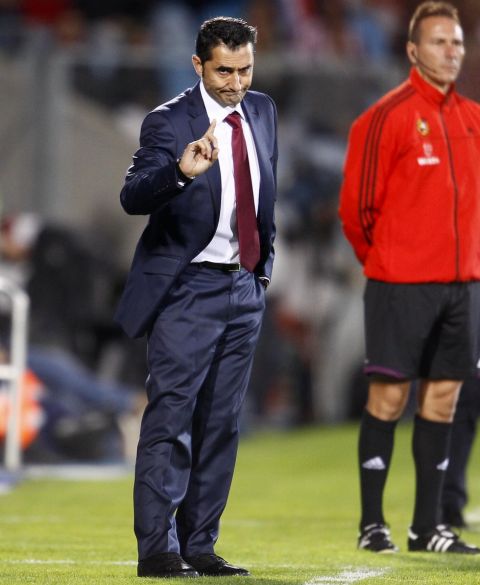 Partido de Liga entre el Getafe y el Athletic en el Coliseum. En la imagen, Valverde. 

Spanish League match between Getafe and Athletic. In this picture, Valverde.