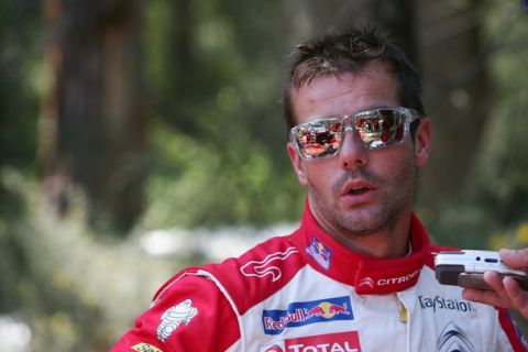 COFFS HARBOUR, AUSTRALIA - SEPTEMBER 08:  Sebastien Loeb of France and Daniel Elena of Monaco compete in their Citroen Total WRT Citroen DS3 WRC during the Shakedown of the WRC Rally Australia on September 8, 2011 in Coffs Harbour, Australia.  (Photo by Massimo Bettiol/Getty Images)