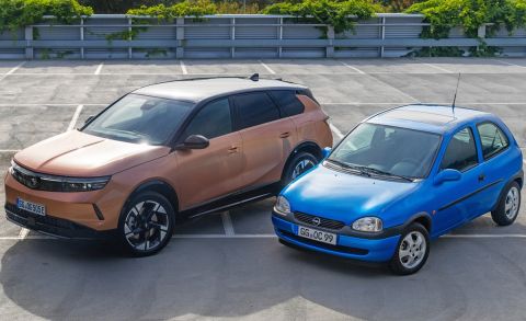 1999 Opel COrsa & 2024 Opel Grandland Electric