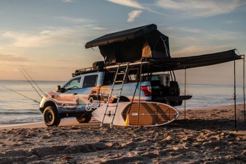 Nissan TITAN XD flexes its beach body as TITAN Surfcamp