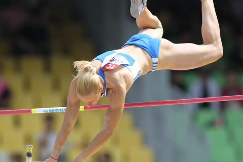 .AUGUST 28, 2011 - Athletics :The 13th IAAF World Championships in Athletics - Daegu 2011, Women's Pole Vault Qualification at the Daegu Stadium, Daegu, South Korea. (Photo by Jun Tsukida/AFLO SPORT) [0003]..