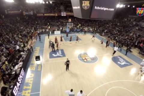 Το "Palau Blaugrana" από ψηλά