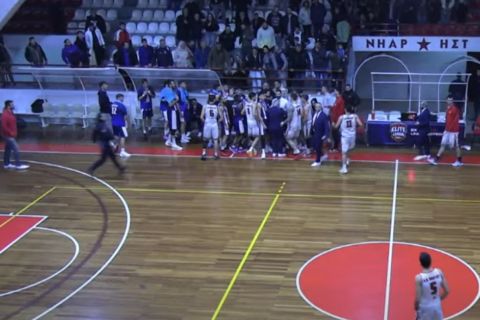 Elite League: Προσωρινή διακοπή έπειτα από ένταση στην αναμέτρηση Νήαρ Ηστ - Κόροιβος