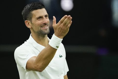 Ο Νόβακ Τζόκοβιτς στο Wimbledon