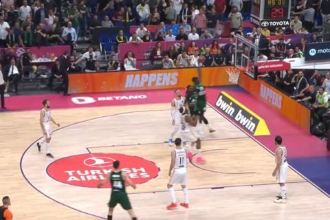 EuroLeague: Το απίθανο κάρφωμα του Κέντρικ Ναν δεσπόζει στο Top-5 του τελικού του Final Four