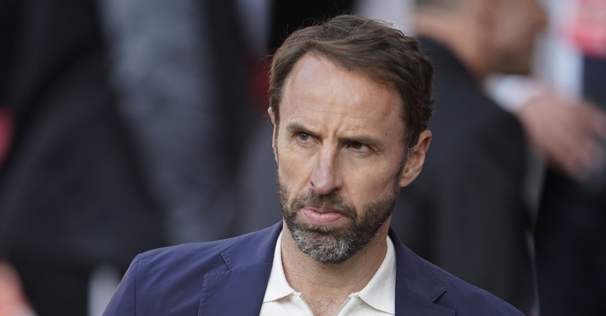 Finally Gareth Southgate from England