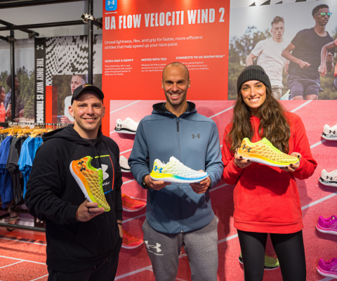 Under Armour at Half Marathon Expo