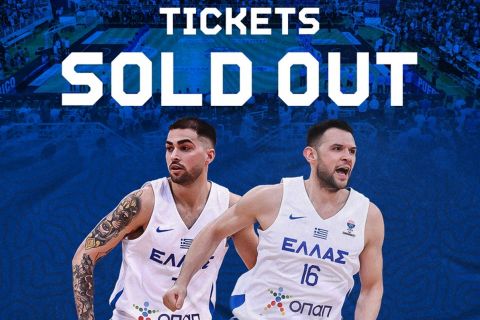 Εθνική ομάδα: Sold-out η PAOK Sports Arena για το παιχνίδι με τη Μεγάλη Βρετανία 