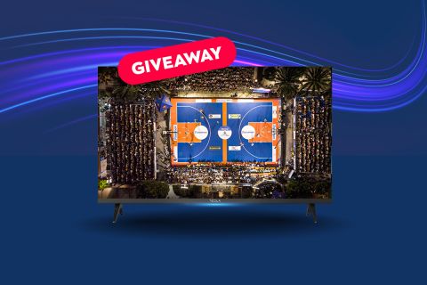 Κέρδισε μια τηλεόραση Tesla Android TV 40'' από το SPORT24 και το Stoiximan AegeanBall Festival