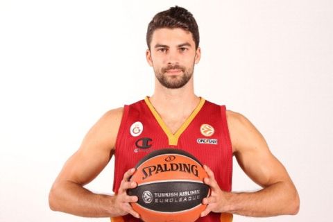 ISTANBUL, TURKEY - OCTOBER 01:  Engin Atsur of Galatasaray Liv Hospital, during the Galatasaray Liv Hospital Istanbul 2013/14 Turkish Airlines Euroleague Basketball Media Day at Abdi Ipekci on October 1, 2013 in Istanbul, Turkey.  (Photo by Salih Zeki Sayar/EB via Getty Images)