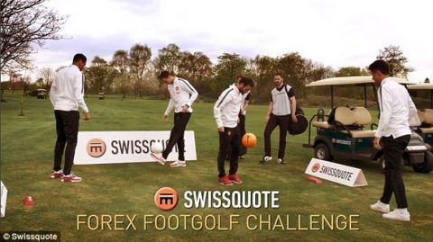 Τέσσερις άσοι της Γιουνάιτεντ έπαιξαν Footgolf!