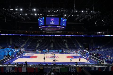 Η Mercedes-Benz Arena που θα αγωνιστεί η Ελλάδα με την Τσεχία