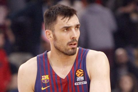 ÅÕÑÙËÉÃÊÁ / ÏÓÖÐ - ÌÐÁÑÔÓÅËÏÍÁ / EUROLEAGUE / OLYMPIAKOS - BARCELONA (ÖÙÔÏÃÑÁÖÉÁ: LATO KLODIAN / EUROKINISSI) 