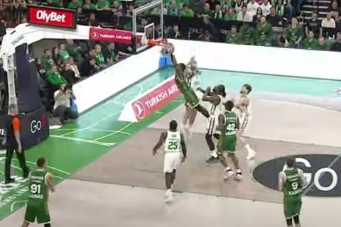 EuroLeague Top-10: Το πόστερ κάρφωμα του Γουόκερ κόντρα στον Παναθηναϊκό AKTOR στην κορυφή, στο Νο8 ο Μήτογλου