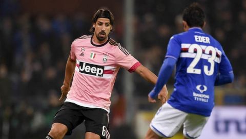 Foto LaPresse - Daniele Badolato
10/01/2016 Genova ( Italia)
Sport Calcio
Sampdoria - Juventus
Campionato di Calcio Serie A TIM 2015 2016 - Stadio "Marassi"
Nella foto: Sami Khedira

Photo LaPresse - Daniele Badolato
10 January 2016 Genova ( Italy)
Sport Soccer
Sampdoria - Juventus
Italian Football Championship League A TIM 2015 2016 - "Marassi" Stadium 
In the pic:  Sami Khedira