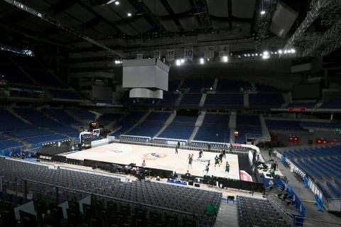 EUROLEAGUE 2023-2024 / ΡΕΑΛ ΜΑΔΡΙΤΗΣ - ΠΑΟ / ΠΡΟΠΟΝΗΣΗ ΤΟΥ ΠΑΝΑΘΗΝΑΙΚΟΥ (ΦΩΤΟ: ΚΑΕ ΠΑΝΑΘΗΝΑΙΚΟΣ)