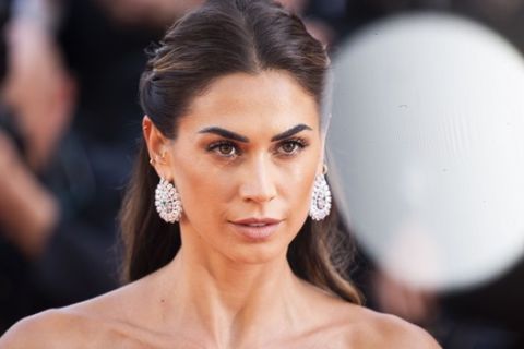 Television presenter Melissa Satta poses for photographers upon arrival at the premiere of the film 'Les Miserables' at the 72nd international film festival, Cannes, southern France, Wednesday, May 15, 2019. (Photo by Arthur Mola/Invision/AP)