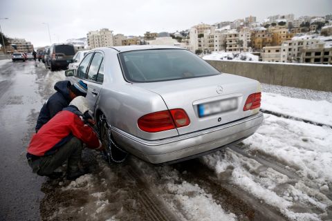 Snow on the road