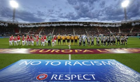 ALKMAAR - 03-10-2013 - Europa League, AZ - PAOK Saloniki, AFAS Stadion, opkomst.