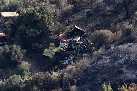 Canadair: Νεκροί οι δύο πιλότοι μετά τη συντριβή του αεροσκάφους