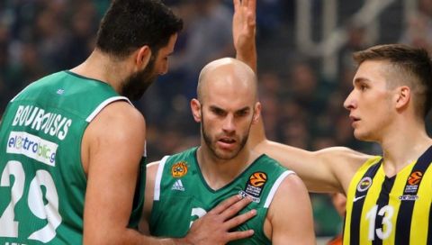 ΠΑΝΑΘΗΝΑΪΚΟΣ-ΦΕΝΕΡΜΠΑΧΤΣΕ (EUROLEAGUE) (ICONPRESS/ΔΗΜΗΤΡΗΣ ΝΤΟΥΝΤΟΥΜΗΣ) ΚΑΛΑΘΗΣ ΜΠΟΥΡΟΥΣΗΣ