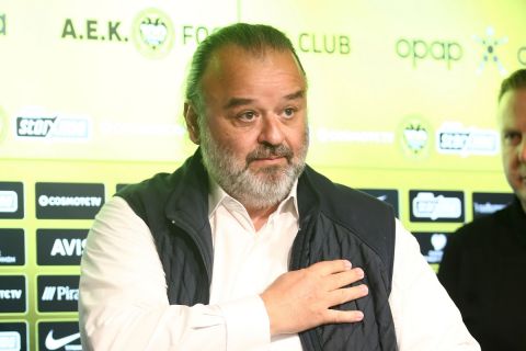 Ο νέος πρόεδρος της ΑΕΚ, Μάριος Ηλιόπουλος