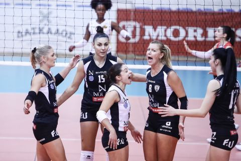 Volley League Γυναικών: Όνειρο ο ΠΑΟΚ, έκανε το 7/7, τρίτη σερί νίκη για την ΑΕΚ