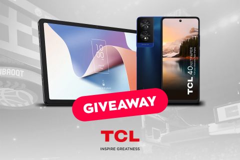 Κέρδισε ένα smartphone TCL 40 Nxt paper 4G ή ένα TCL Nxt paper 11 Tablet από το SPORT24 και την TCL