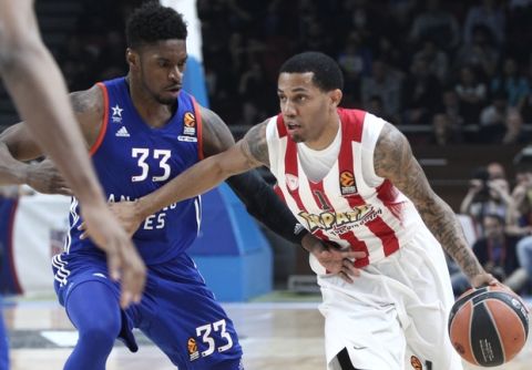 ÅÕÑÙËÉÃÊÁ / ÐËÅÉ ÏÖ / ÁÍÁÍÔÏËÏÕ ÅÖÅÓ - ÏÓÖÐ / EUROLEAGUE / PLAY OFF / ANADOLU EFES - OLYMPIAKOS (LATO KLODIAN / Eurokinissi Sports)