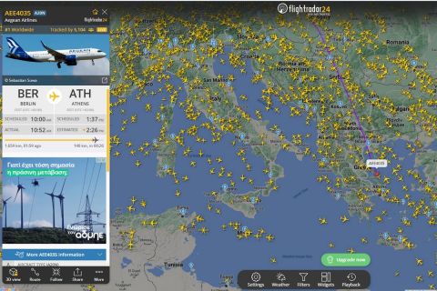 Final Four 2024, Παναθηναϊκός AKTOR: Χαμός στο Flightradar για την πράσινη πτήση, πρώτη παγκοσμίως σε views η επιστροφή