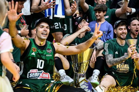 26/05/2024 Real Madrid Vs Panathinaikos for Turkish Airlines Euroleague final game during Final four of  Berlin season 2023-24 in Uber Arena, in Berlin - Germany

Photo by: Vaggelis Stolis / Tourette Photography