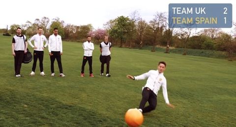 Τέσσερις άσοι της Γιουνάιτεντ έπαιξαν Footgolf!