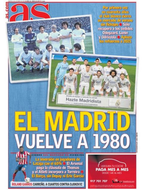 AS: "Η Ρεάλ Μαδρίτης επέστρεψε στο 1980"