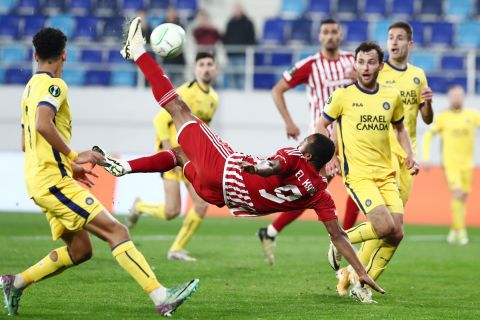 Η γκολάρα του Ελ Κααμπί στο ματς του Ολυμπιακού με τη Μακάμπι Τελ Αβίβ