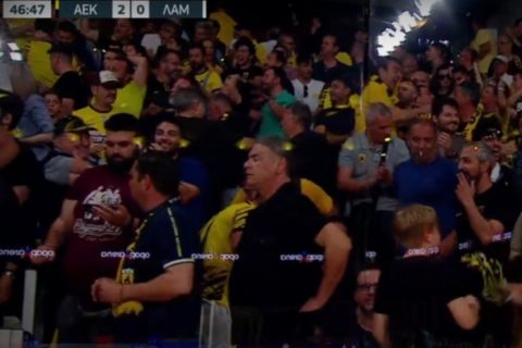 ΑΕΚ - Λαμία: Το εκπληκτικό γκολ ισοφάρισης του Μορόν πανηγυρίστηκε έξαλλα στην OPAP Arena