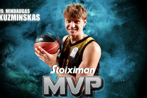 Stoiximan GBL: Ο Κουζμίνσκας αναδείχθηκε MVP της 11ης αγωνιστικής