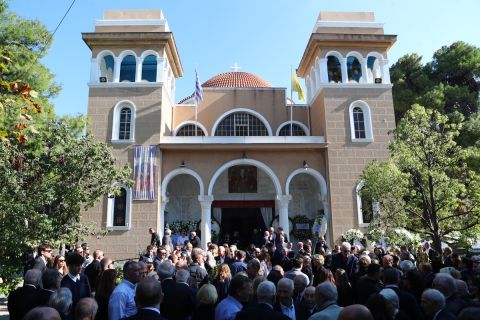 Η εκκλησία που έγινε η κηδεία του Τίτου Κομνηνού