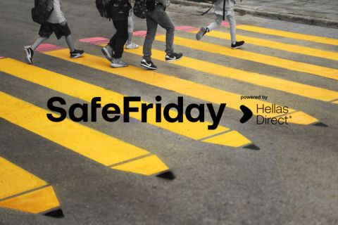 #safefriday 2023: Και φέτος η Hellas Direct βγαίνει στους δρόμους και φτιάχνει σχολικές διαβάσεις